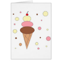 Ice Cream Cones cards
