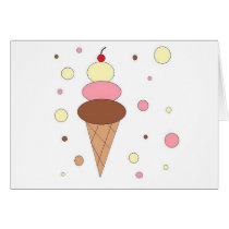 Ice Cream Cones cards