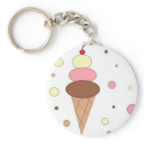 Ice Cream Cones keychains
