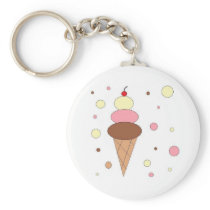 Ice Cream Cones keychains