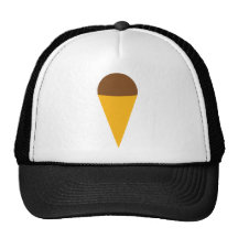 ice-cream cornet icon mesh hats