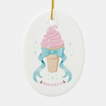 Ice Cream Dream - Strawberry Christmas Tree Ornaments