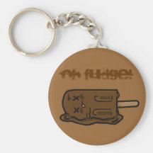 Ice Cream Key Chain Oh Fudge!