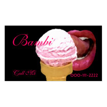 Ice Cream Lick  Business Card