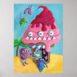 Ice Cream on the Beach Posters