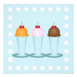 Ice Cream Parlour invitations