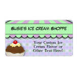 Ice Cream Party, Pastel Sweet Shoppe Shipping Label