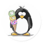Ice Cream Penguin stickers