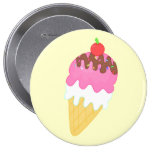 ice cream pinback buttons