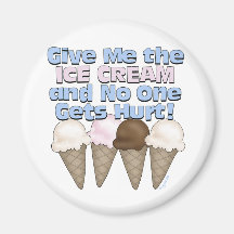 Ice Cream Refrigerator Magnet