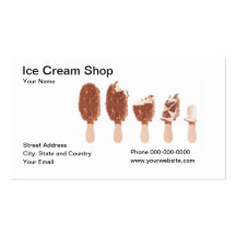 Ice Cream Shop Business Card