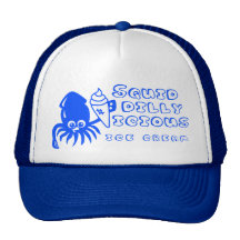 Ice Cream Squid Hat - Blue