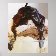 Ice cream sundae posters