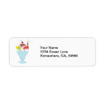 Ice Cream Sundae Return Address Label