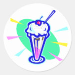 Ice Cream Sundae Stickers