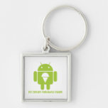 Ice Cream Thoughts Inside (Android Bug Droid) Key Chain