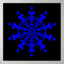 Ice Crystal - Blue