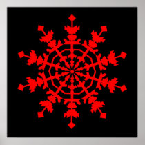 Ice Crystal - Red