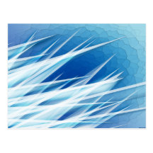 Ice Crystal Shards Post Card