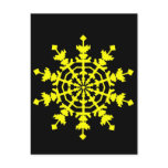 Ice Crystal - Yellow postcards
