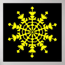 Ice Crystal - Yellow