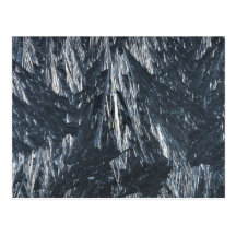 Ice crystals texture post cards