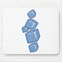 Ice cubes mouse mats