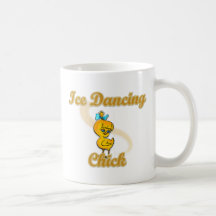 Ice Dancing Chick Coffee Mugs