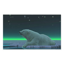 Ice Edge Rectangular Sticker