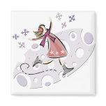 Ice Figure Skater magnets