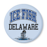 Ice Fish Delaware Refrigerator Magnets