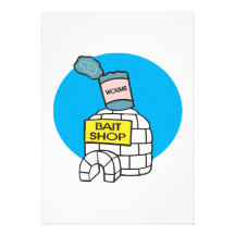 Ice Fishing Bait Shop Cards