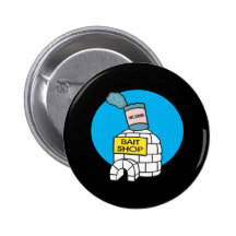 Ice Fishing Bait Shop Pin