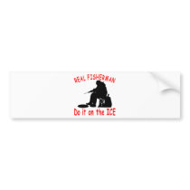 ICE FISHING BUMPER STICKERS