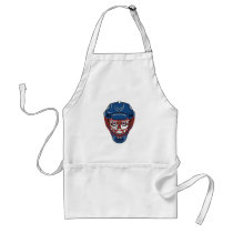 ice hockey goalie mask skull design aprons