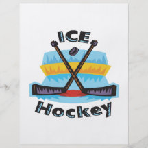 Ice Hockey Personalized Flyer