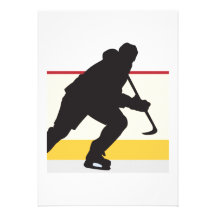 ice hockey player on the move announcements