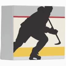 ice hockey player on the move binders