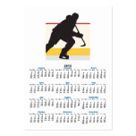 ice hockey player on the move business card template