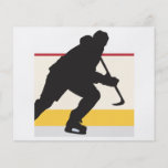 ice hockey player on the move personalized flyer