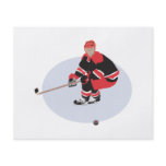 ice hockey player ready to strike flyers