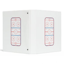 ice hockey rink graphic binders