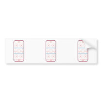 ice hockey rink graphic bumper stickers