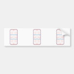 ice hockey rink graphic bumper stickers