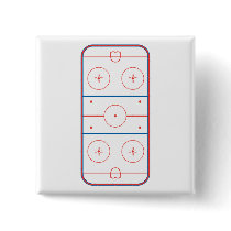 ice hockey rink graphic pins