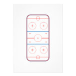 ice hockey rink graphic custom announcements