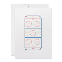 ice hockey rink graphic custom announcements