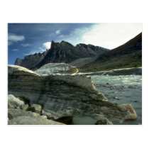 Ice on the shoreline of the Weasel River, Baffin I postcards
