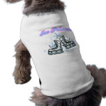 ice princes snowflakes and ice skates design pet clothes