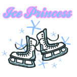 ice princes snowflakes and ice skates design cut out